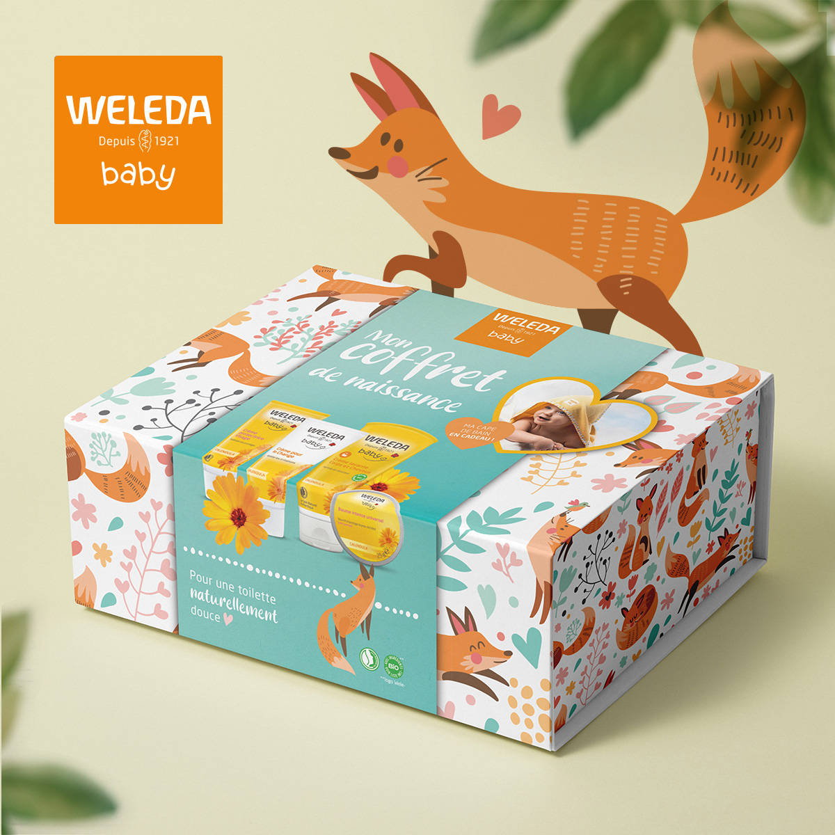 Packaging design – Coffret bébé Weleda